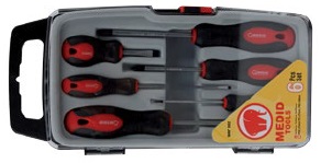 SET DE DESTORNILLADORES CROMO VANADIO REF WAP-602